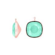 Kvartsglas facetteret farve49 m/rfg sølv - par - Urma.dk