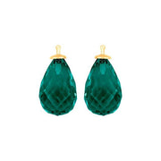 Kvartsglas facetteret farve53 m/fg sølv - par - Urma.dk