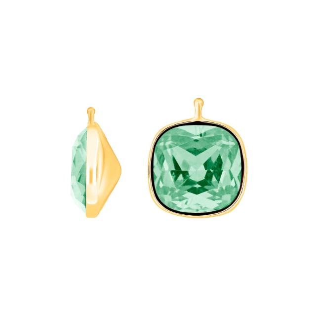 Kvartsglas facetteret farve53 m/fg sølv - par - Urma.dk