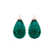 Kvartsglas facetteret farve53 m/rfg sølv - par - Urma.dk