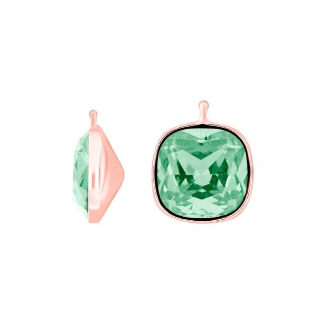 Kvartsglas facetteret farve53 m/rfg sølv - par - Urma.dk