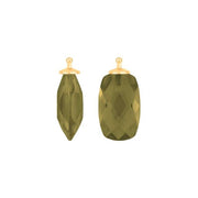 Kvartsglas facetteret farve61 m/fg sølv - par - Urma.dk