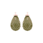 Kvartsglas facetteret farve61 m/rfg sølv - par - Urma.dk