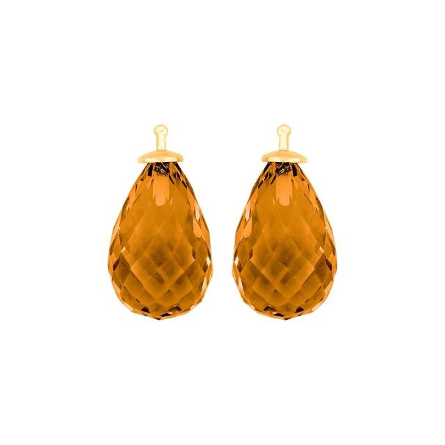 Kvartsglas facetteret farve76 m/fg sølv - par - Urma.dk