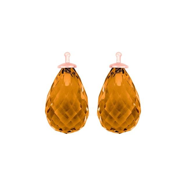 Kvartsglas facetteret farve76 m/rfg sølv - par - Urma.dk