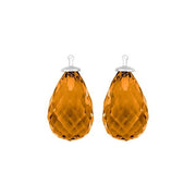 Kvartsglas facetteret farve76 m/rh sølv - par - Urma.dk