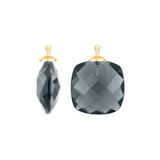 Kvartsglas facetteret farve91 m/fg sølv - par - Urma.dk