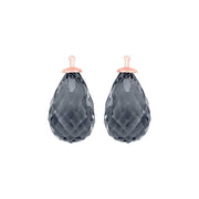 Kvartsglas facetteret farve91 m/rfg sølv - par - Urma.dk