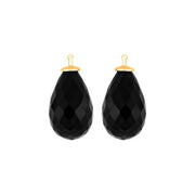 Kvartsglas facetteret farve95 m/fg sølv - par - Urma.dk