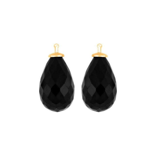 Kvartsglas facetteret farve95 m/fg sølv - par - Urma.dk