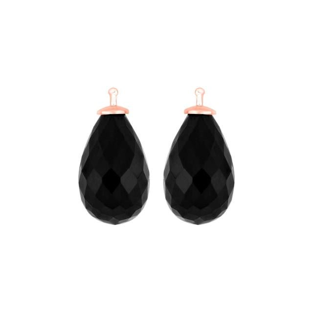 Kvartsglas facetteret farve95 m/rfg sølv - par - Urma.dk