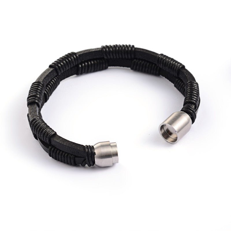 Herre læderarmbånd