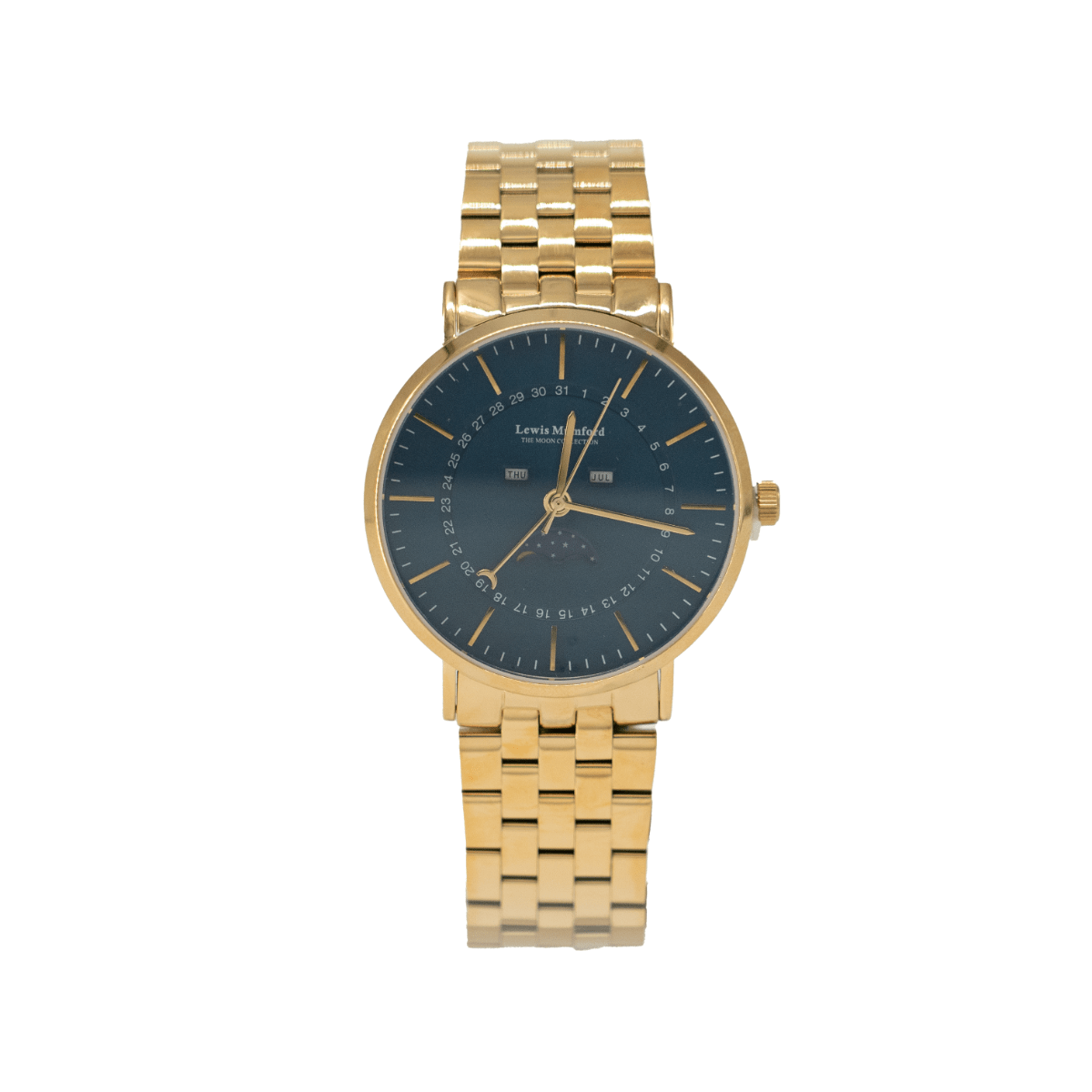 Lewis Mumford dameur med månefase - 38 mm - Urma.dk