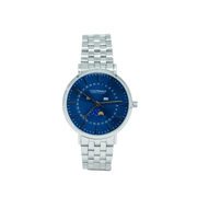 Lewis Mumford dameur med stållænke og månefase - 38 mm - Urma.dk