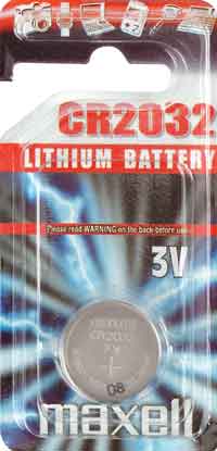Lithium 3 V, CR2032