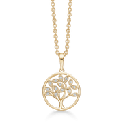 Livets Træ 14 kt. guld halskæde 76242022 - Urma.dk