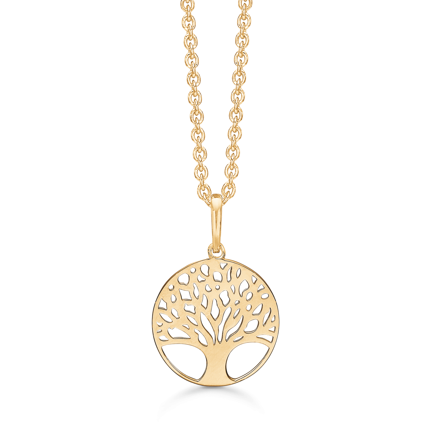 Livets Træ 14 kt. guld halskæde 76242043 - Urma.dk