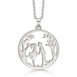 Livets Træ Sølv halskæde 16249960 - Urma.dk