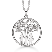 Livets Træ sølv halskæde 16249965 - Urma.dk