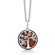 Livets Træ Sølv halskæde - Urma.dk