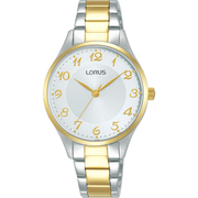 Lorus Dame Rustfrit Stål Sølv/Guld Ur RG270VX9 - Urma.dk