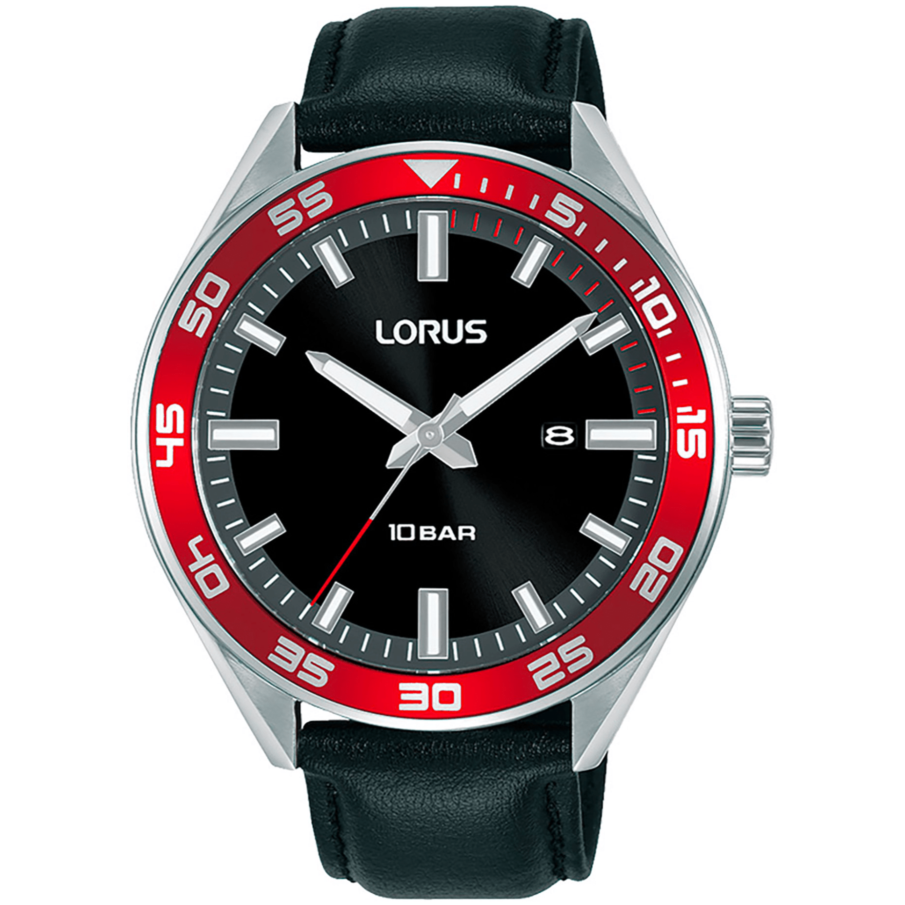 Lorus Herreur Læder Sort Analog RH941NX9 - Urma.dk