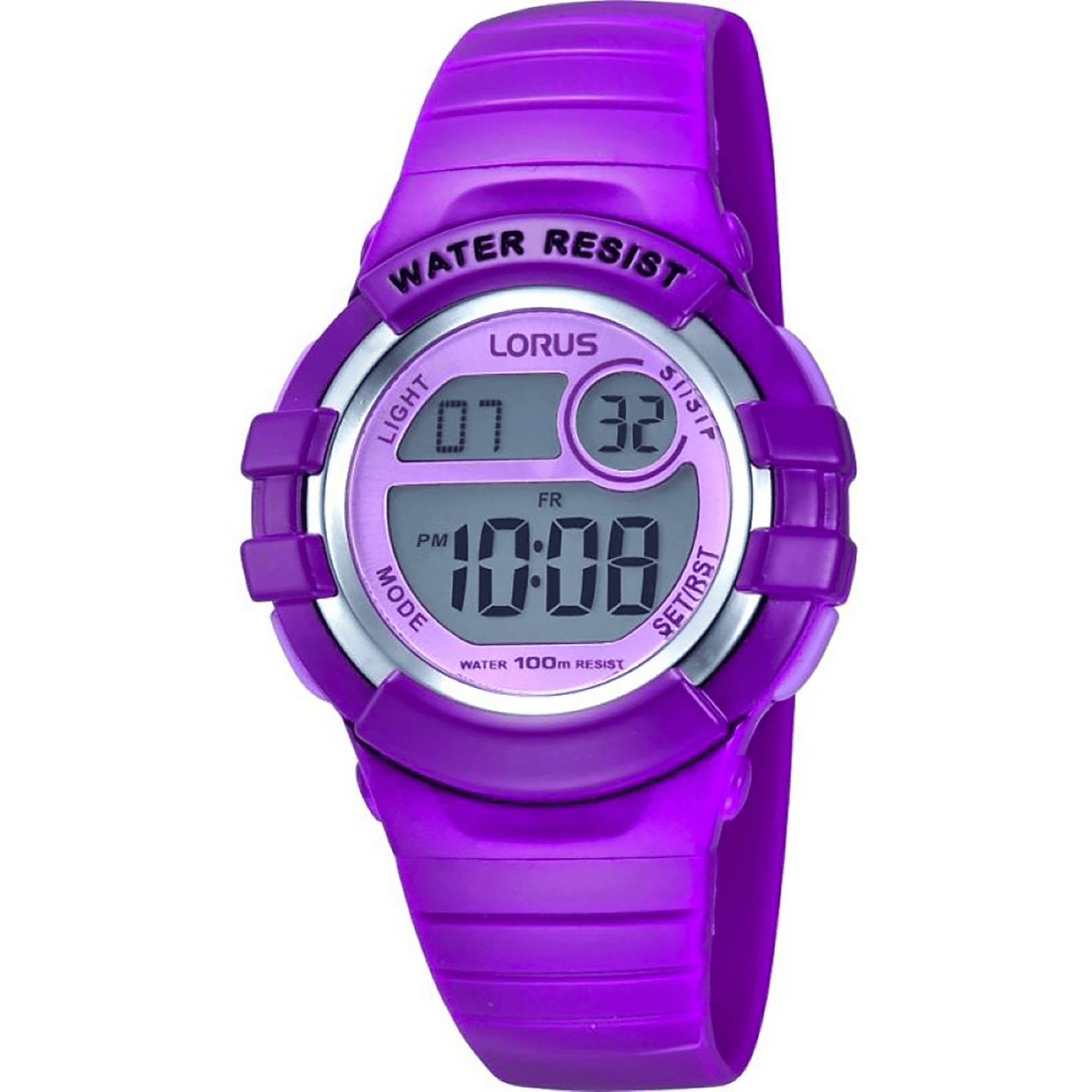 Lorus Pige Resin Violet Digital Ur R2385HX9 - Urma.dk