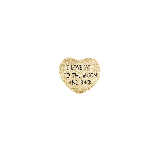 Love to the Moon, gold pl silver