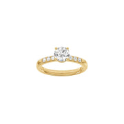 LUXURY Classic rund 14kt. guldsring m. Lab. G. dia. 1,2ct TW/VS2 - Urma.dk