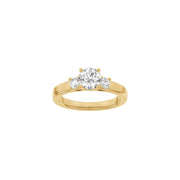 LUXURY Classic rund 14kt. guldsring m. Lab. G. dia. 1,33ct TW/VS2 - Urma.dk