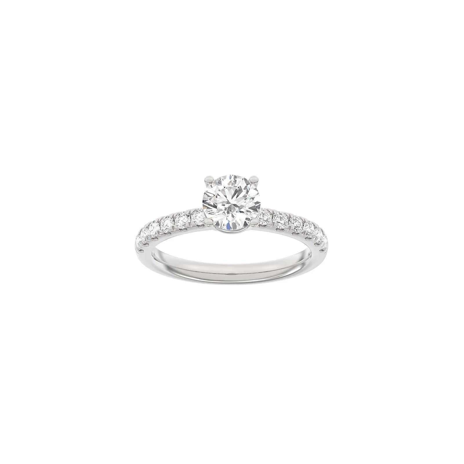 LUXURY Classic rund 14kt. guldsring m. Lab. G. dia. 1,4ct TW/VS2 - Urma.dk