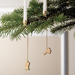 Georg Jensen lysholder 2007 -  sæt - Fugleneg & Nissemor med barn