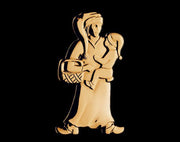 Lysholder 2006 - Nissemor m. barn - Udstillingsmodel - Urma.dk