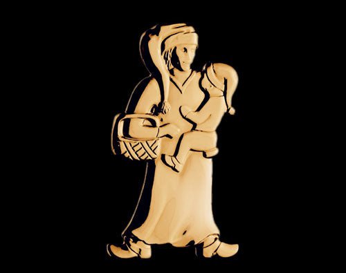 Lysholder 2006 - Nissemor m. barn - Udstillingsmodel - Urma.dk