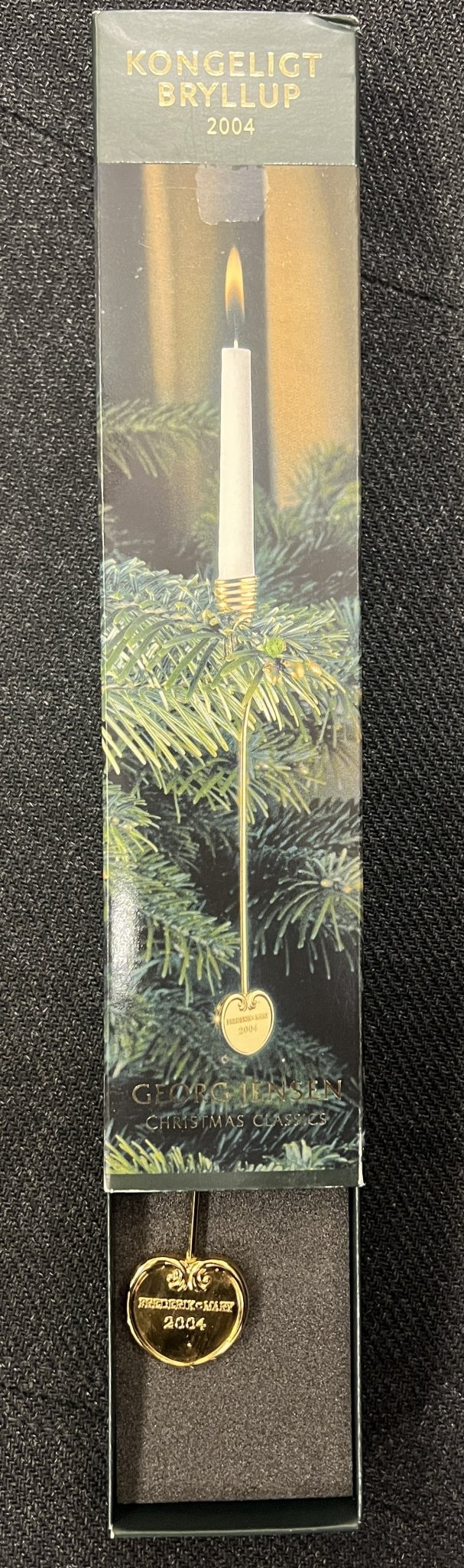 Lysholder - Kongeligt bryllup 2004 - Frederik og Mary