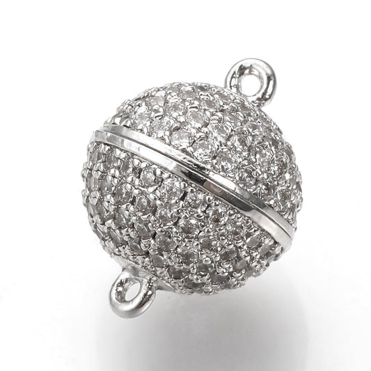 Magnetlås med zirconia stene - Urma.dk