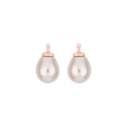 Mallorca perle dråbe farve11 m/rfg sølv - par - Urma.dk