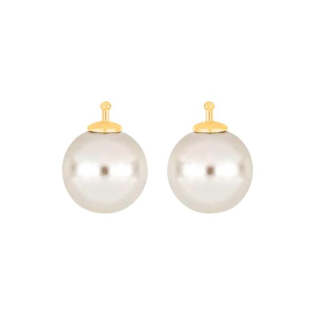 Mallorca perle farve07 m/fg sølv - par - Urma.dk