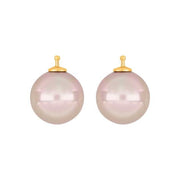 Mallorca perle farve11 m/fg sølv - par - Urma.dk