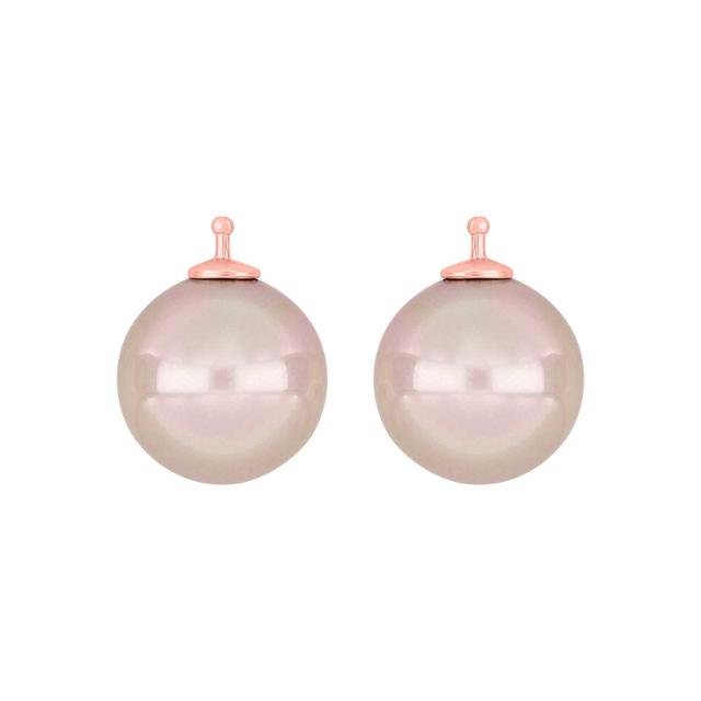 Mallorca perle farve11 m/rfg sølv - par - Urma.dk