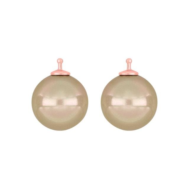 Mallorca perle farve73 m/rfg sølv - par - Urma.dk