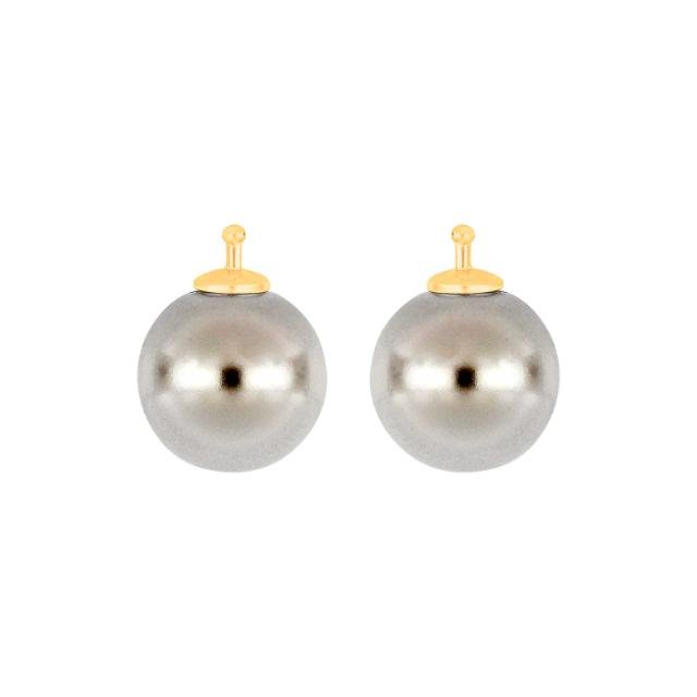 Mallorca perle farve93 m/fg sølv - par - Urma.dk