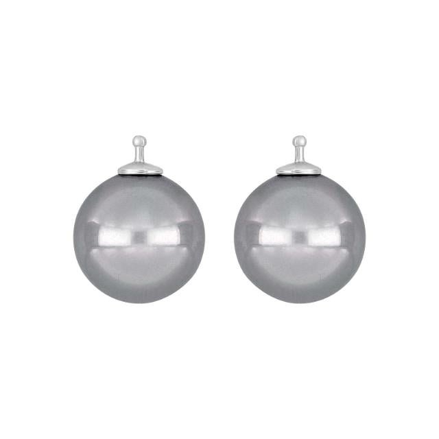 Mallorca perle farve93 m/rh sølv - par - Urma.dk