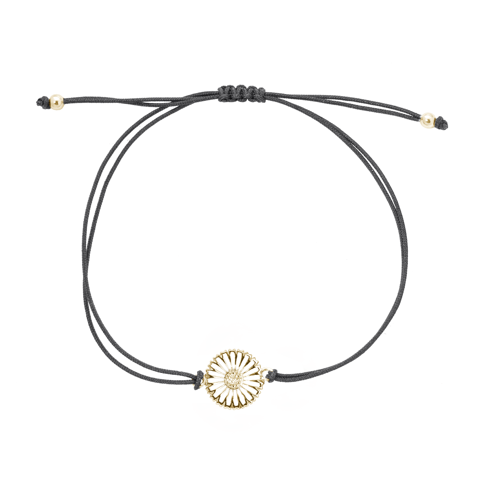 Marguerit armbånd, forgyldt sølv