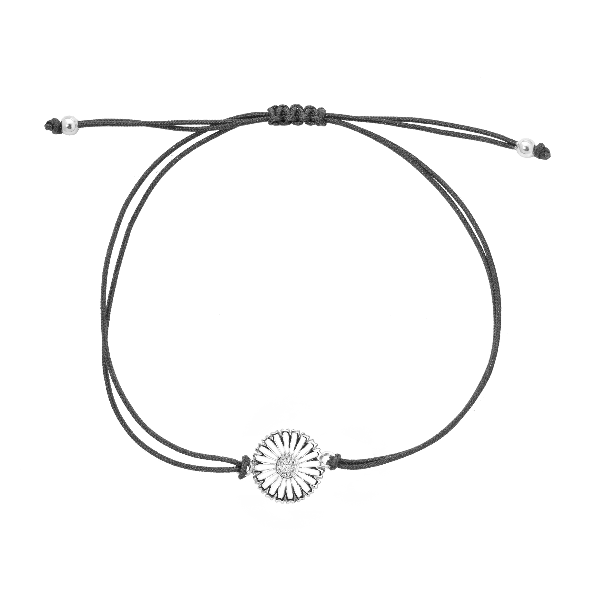 Marguerit armbånd, sølv
