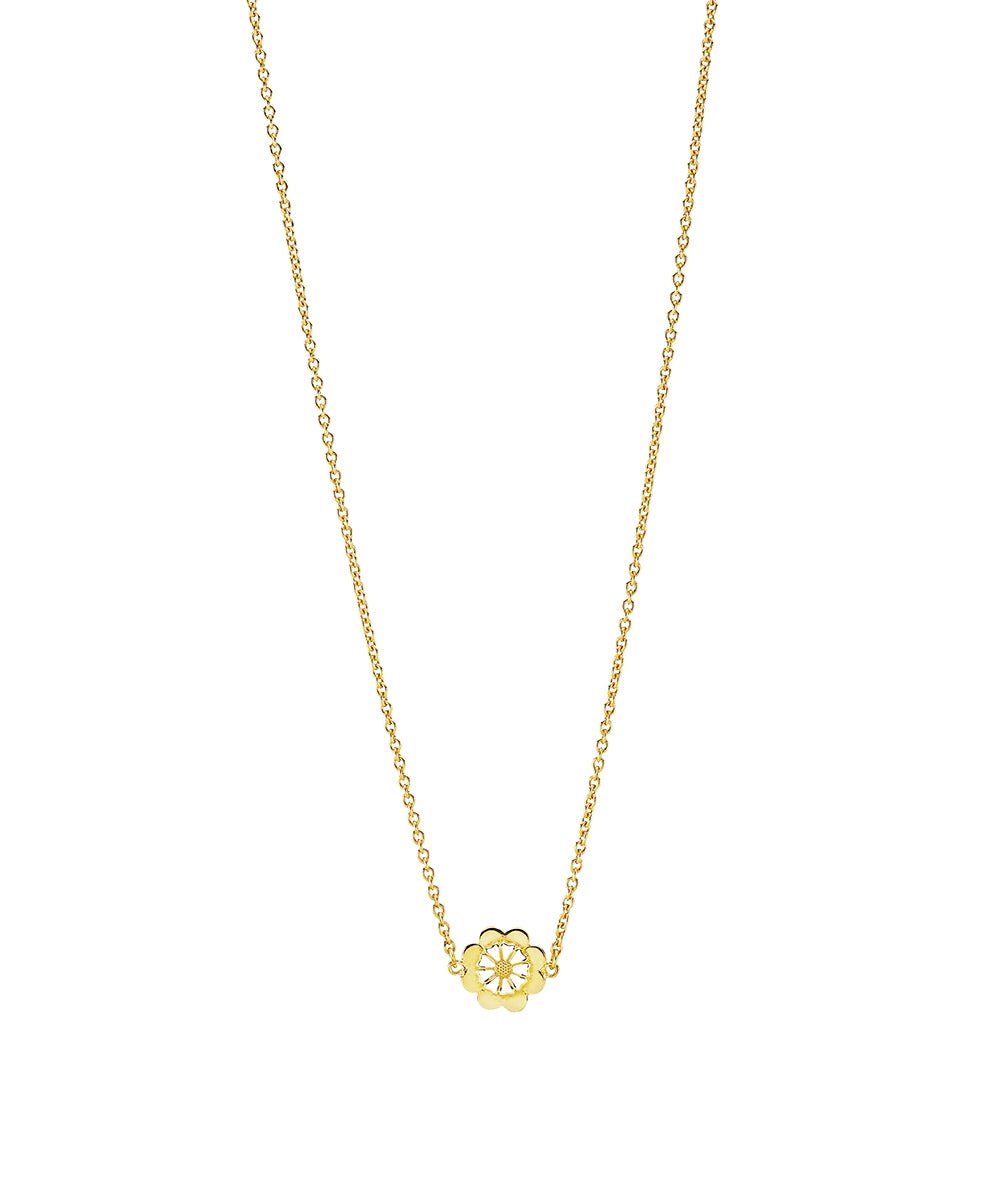 Marguerit collier med kløver - Urma.dk