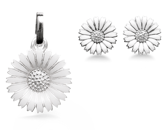 Marguerit sæt - kampagne - Sølv - Urma.dk