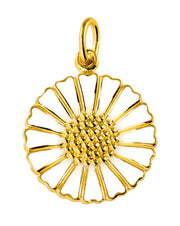 Marguerit vedhæng - Hvid 18 mm