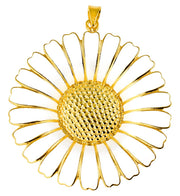 Marguerit vedhæng - Hvid 43 mm