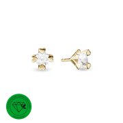 MARY Ørestik 14K LG DIAMANT 2x1,00CT 